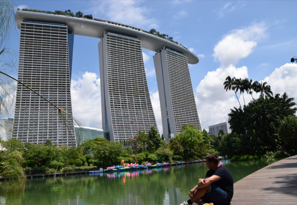  Marina Bay Sands desde Gardens by the Bay